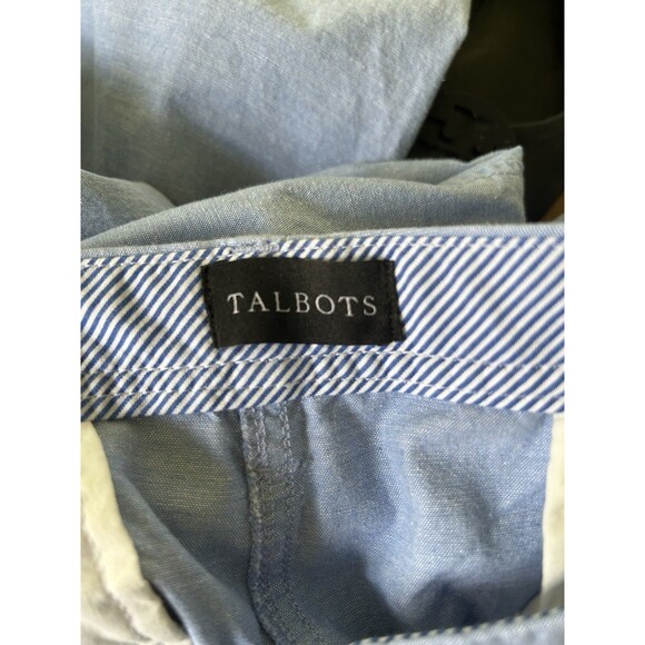 Talbots Relaxed Chino Pants Light Blue Pockets Lightweight Size 16 - Picture 3 of 8